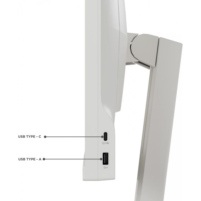 Lenovo C24d-20 Monitor IPS WUXGA 24" (1920x1200) 5ms 60Hz con HDMI, DVI, VGA y Altavoces Integrados, Blanco 8