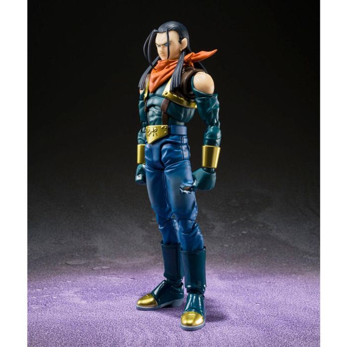 Tamashii Nations S.H. Figuarts Dragon Ball GT Super Android 17 - Figura de 15 cm con accesorios 3