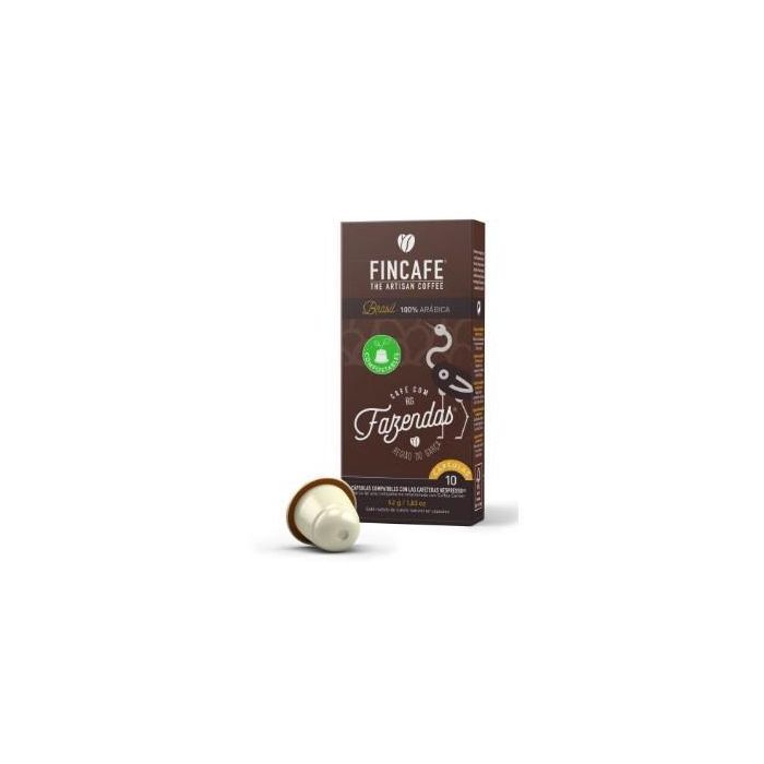FINCAFE Café Brasil Fazendas 10 Cápsulas Compostables