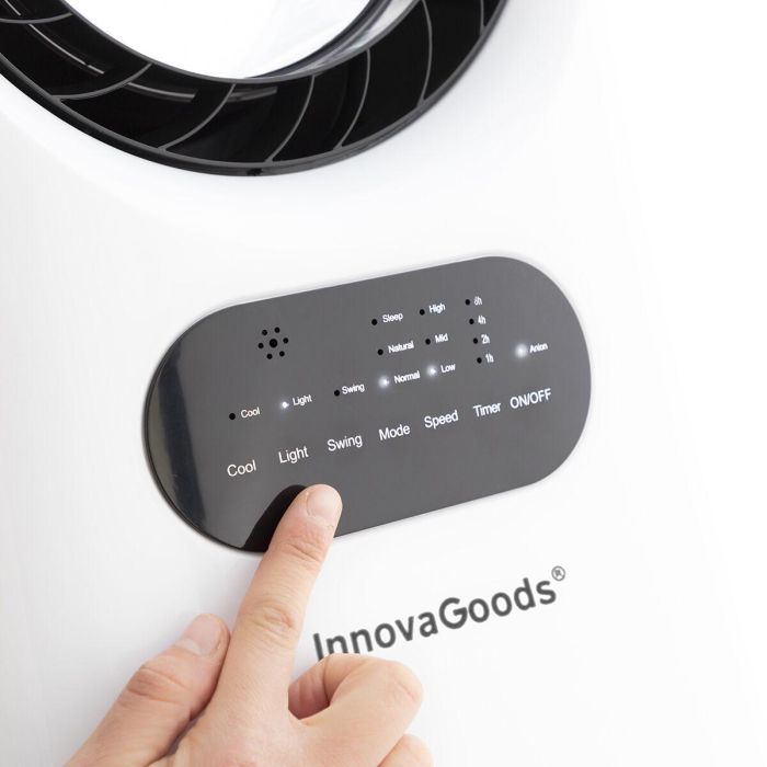 Climatizador Evaporativo Ionizador sin Aspas con LED Evareer InnovaGoods 7