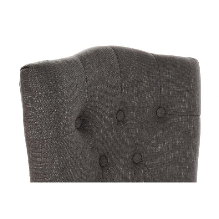 Silla de Comedor DKD Home Decor 52 x 53 x 103 cm Gris oscuro 4