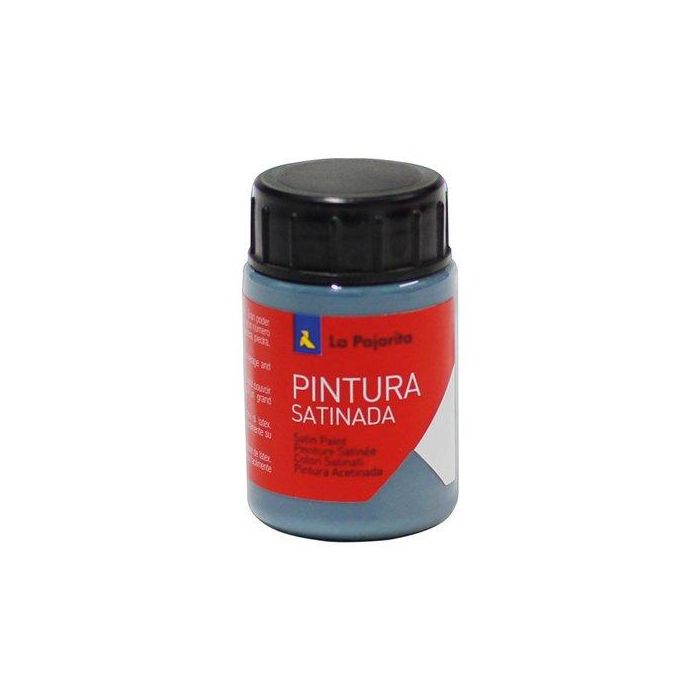 La Pajarita Témpera Escolar Satinada Azul Metal 35 mL L-34