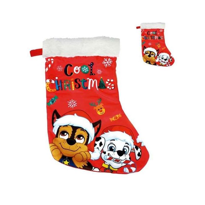 Calcetin papa noel 42cm paw patrol "friendship" 1 Calcetin papa noel 42cm paw patrol "friendship" 1