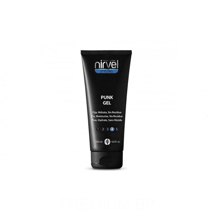 Nirvel Styling Punk Gel f4 - Gel de fijación fuerte nivel 4 - 200ml Nirvel Styling Punk Gel f4 - Gel de fijación fuerte nivel 4 - 200ml