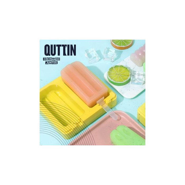 Quttin Molde de Helado Doble de Silicona, 13.3 x 11.5 x 3 cm (24 Unidades) 8