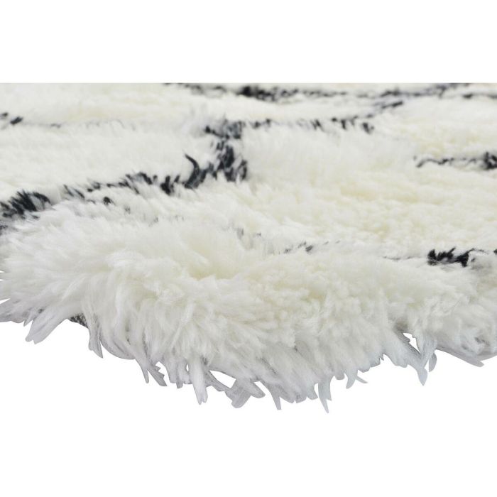 Alfombra Boho DKD Home Decor Blanco Negro 230 x 5 x 160 cm 1 Alfombra Boho DKD Home Decor Blanco Negro 230 x 5 x 160 cm 1