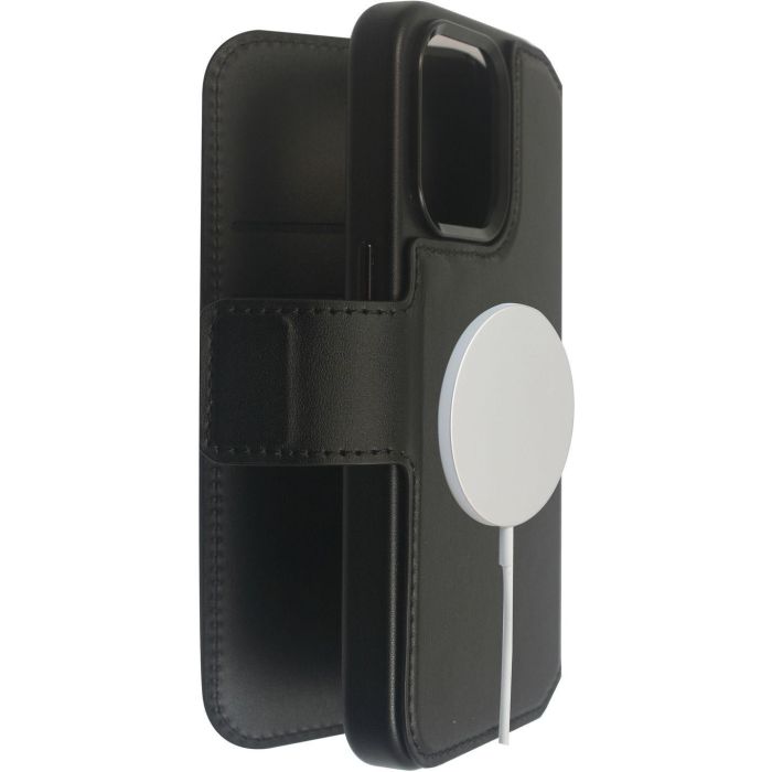 eSTUFF iPhone 16 INFINITE MILAN Wallet Cover - Black - 87% recycled material 4 eSTUFF iPhone 16 INFINITE MILAN Wallet Cover - Black - 87% recycled material 4