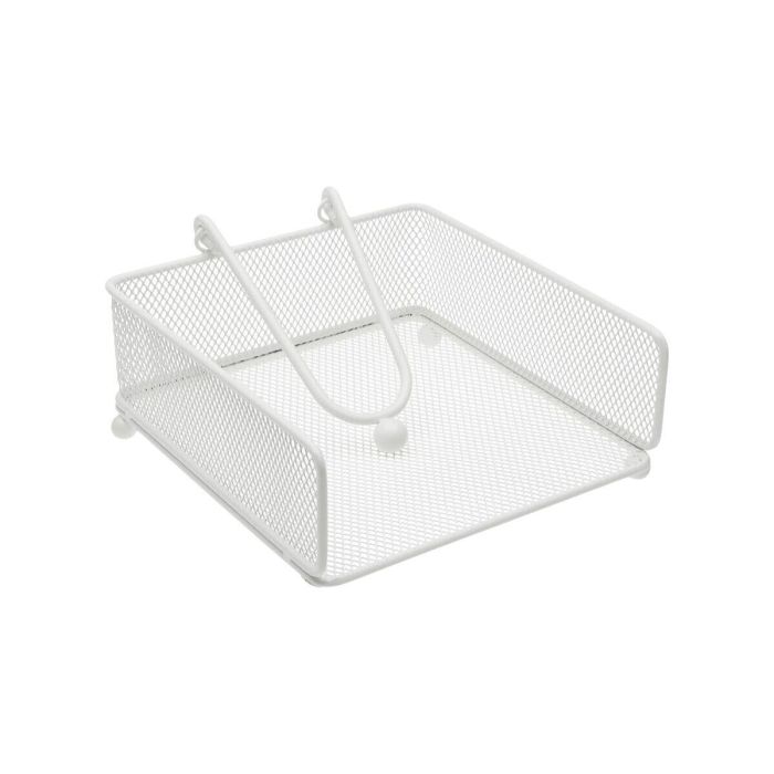 Servilletero Versa Blanco Acero Hierro 17,5 X 9 X 18 CM 1 Servilletero Versa Blanco Acero Hierro 17,5 X 9 X 18 CM 1