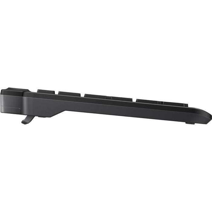 HP Compact Bluetooth keyboard supporting up to three devices, full-size layout, spill-resistant design, long battery life. 4