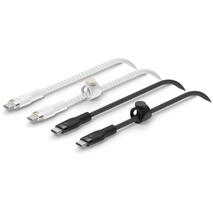Belkin PRO Flex Silikon-Kabel. USB-C/USB-C 2.0. 1m. Doppelpack