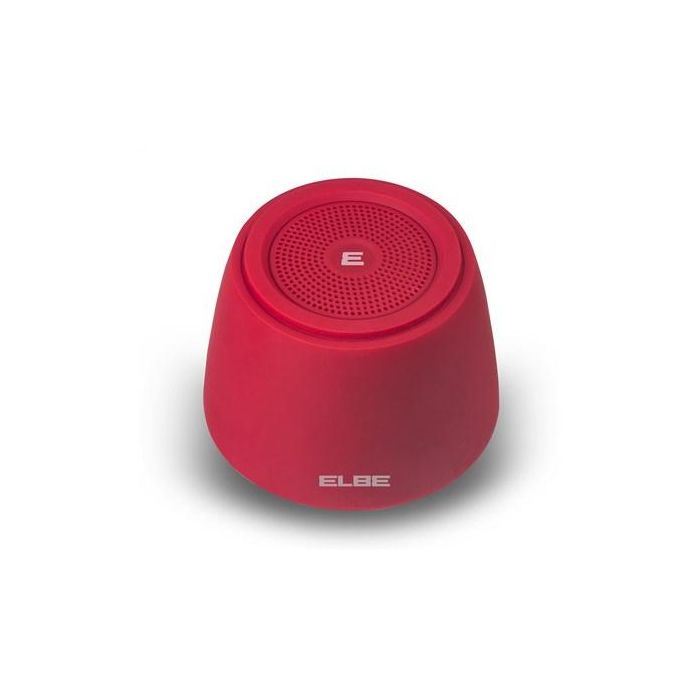 Elbe ALT-002-BT Altavoz Bluetooth Mini Rojo 2W Compatible con Smartphone y Tablet 1
