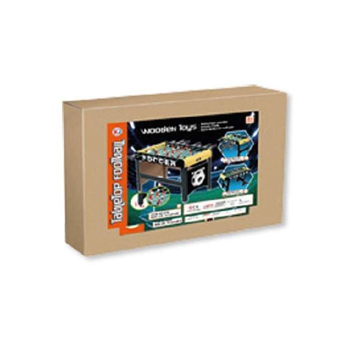 Futbolín madera incluye 2 bolas y marcadores de puntuación 117x61x82cm 2 Futbolín madera incluye 2 bolas y marcadores de puntuación 117x61x82cm 2