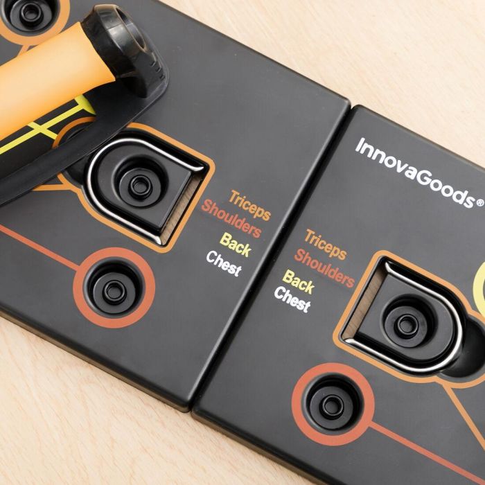 Tabla de Flexiones Push-Up con Bandas de Resistencia y Guía de Ejercicios Pulsher InnovaGoods 18 Tabla de Flexiones Push-Up con Bandas de Resistencia y Guía de Ejercicios Pulsher InnovaGoods 18