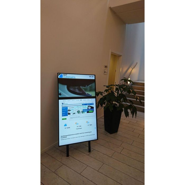 Vivolink Soporte portátil plegable de pie para monitor Digital Signage máx. 50kg VESA 6 Vivolink Soporte portátil plegable de pie para monitor Digital Signage máx. 50kg VESA 6
