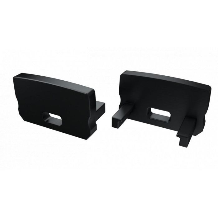 Tapón Final Perfil Tipo D Alto Plástico Blanco 3