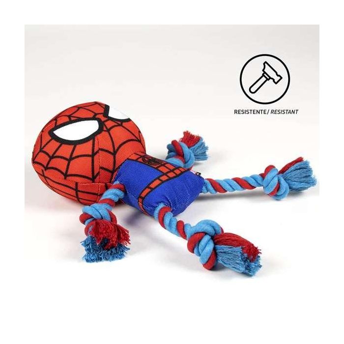 Cerdá Cuerda dental para perro Spiderman, juguete masticable para la higiene bucal, color rojo - 8.0 x 13.0 x 26.0 cm 3