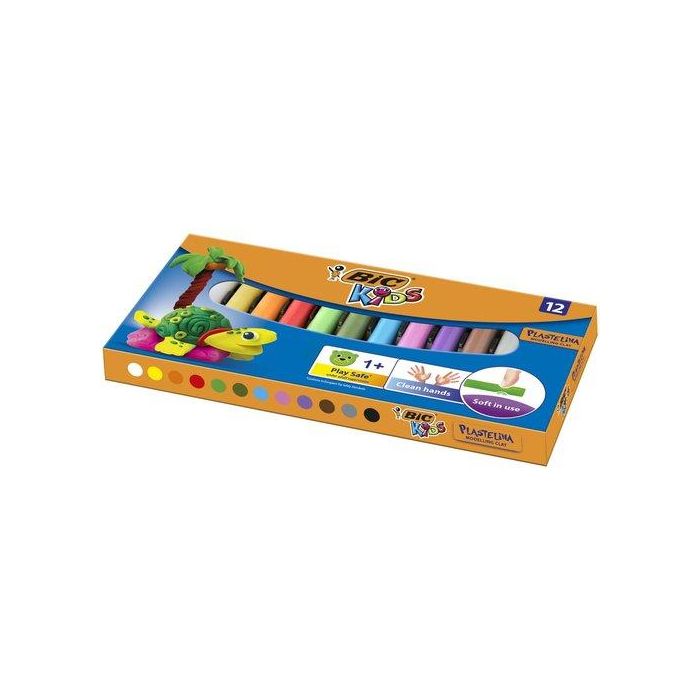 Plastilina Bic Kids Estuche De 12 Barras
