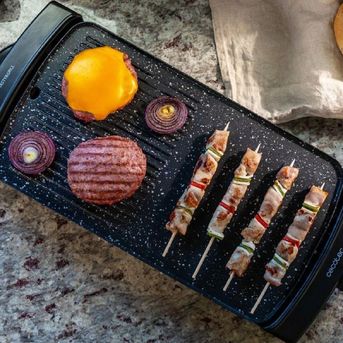 Plancha de Asar Cecotec Tasty&Grill 2500 RockWater MixGrill 2150 W 1 Plancha de Asar Cecotec Tasty&Grill 2500 RockWater MixGrill 2150 W 1