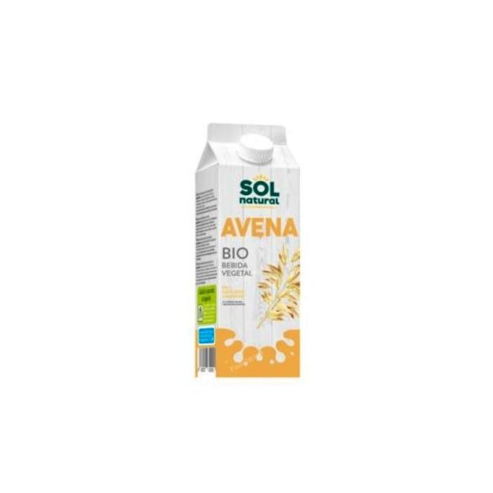 SOLNATURAL Bebida de Avena sin Gluten Bio 1 Litro (Pack de 6 Unidades)