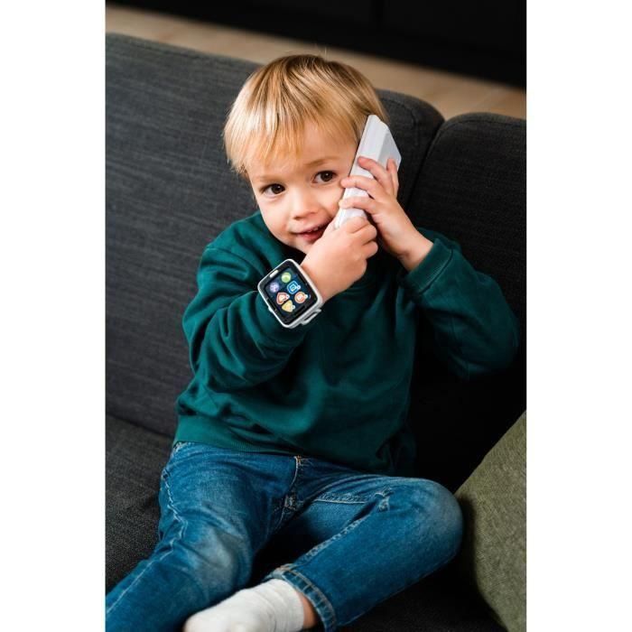 KD AAAAL87373 Teléfono y Reloj de Juguete Fitness para Niños Pequeños - Juego de Imitación Realista 5