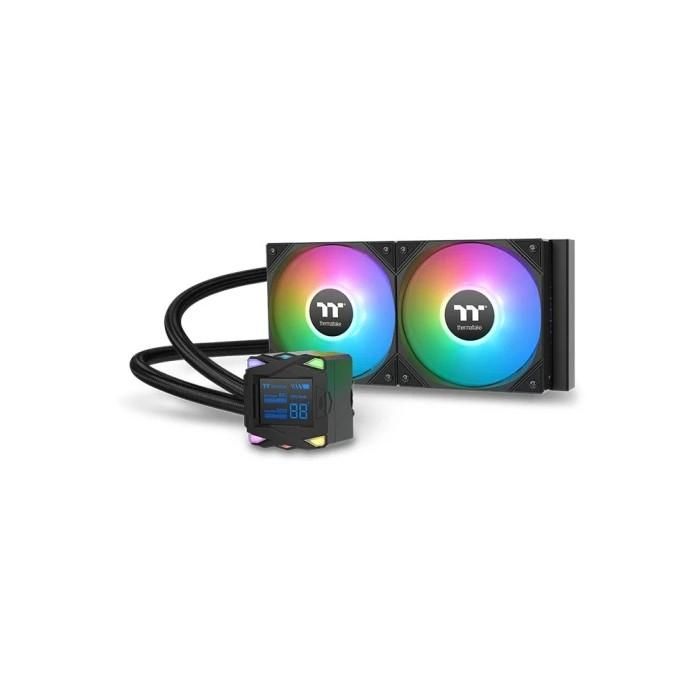 THERMALTAKE LA240-S ARGB Kit de refrigeración líquida para Placa Base 12 cm Negro