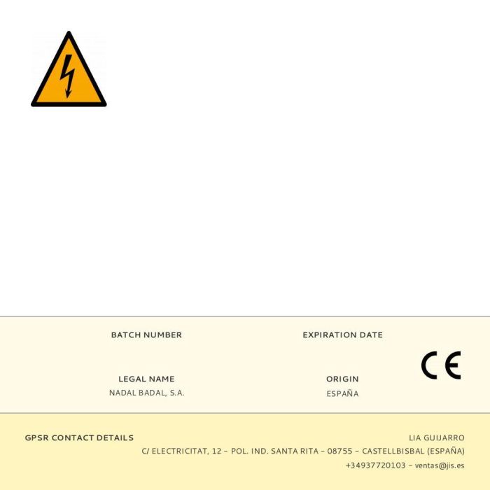 Cierre electrico simetrico 12v ac/dc apertura standard 1410-r/b jis 1