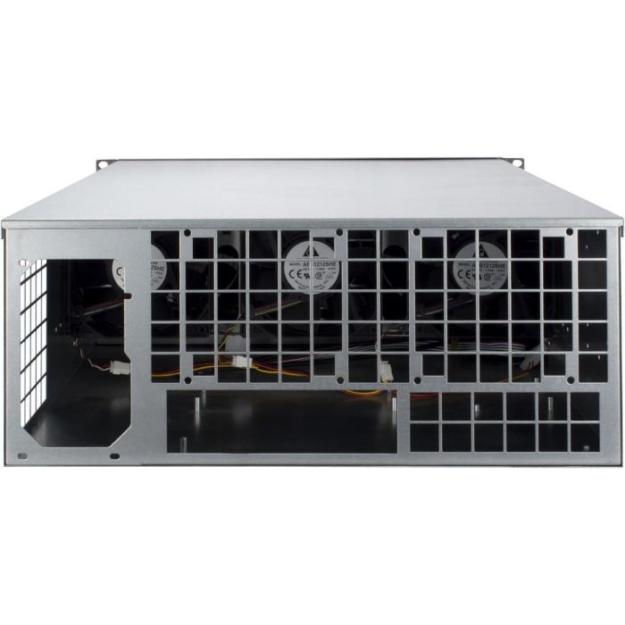 Inter-Tech 88887236 4W2 Mining-Rack Estante para Servidor 4U Negro/Gris compatible con ATX, micro ATX, Mini-ITX 3