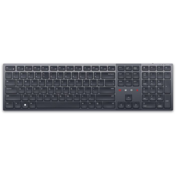 Dell Teclado Inalámbrico KB900 Retroiluminado Bluetooth 5.1 QWERTY Español USB-C Recargable Grafito