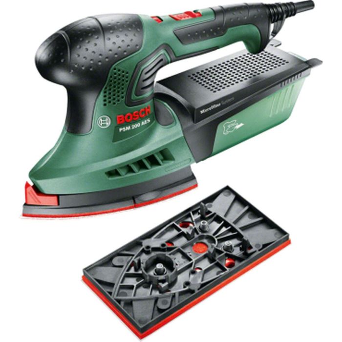Bosch PSM 200 AES Lijadora multifunción 200W con sistema Microfiltro y caja, superficie rectangular 164 cm² 10