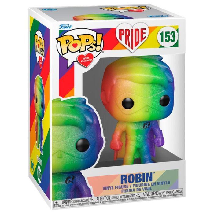 Figura POP DC Comics Robin Pride 1 Figura POP DC Comics Robin Pride 1