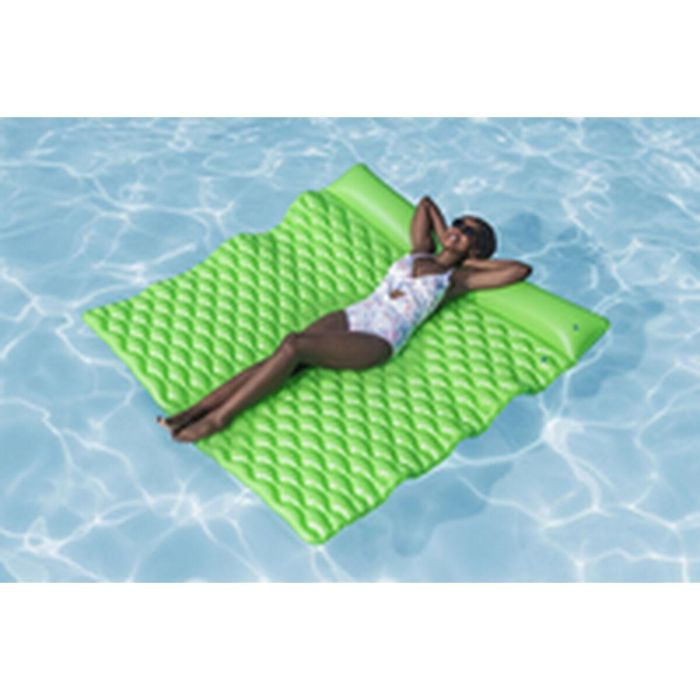 Bestway Colchoneta Hinchable Gigante Enrollable Verde 213x170 cm Playa y Piscina 44106 17