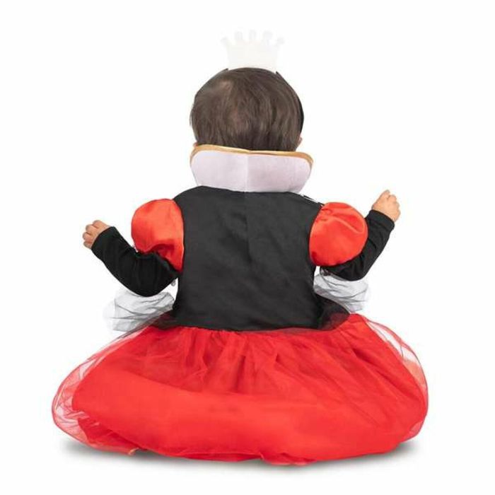 Disfraz reina de corazones bebé vestido con enagua y diadema talla 7-12 m 3 Disfraz reina de corazones bebé vestido con enagua y diadema talla 7-12 m 3