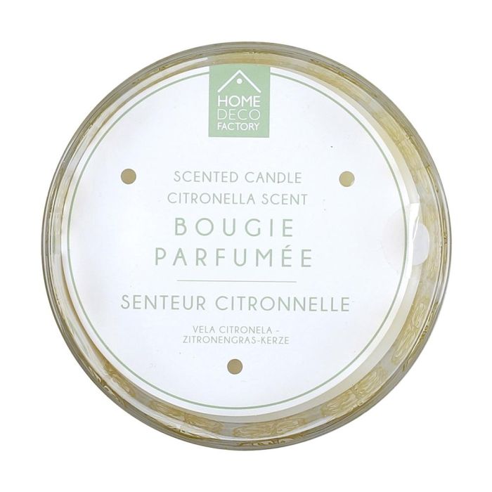 Home Deco Factory Vela Citronela 3 Mechas Antimoustique Recipiente Vidrio 370g Duración 28h 5