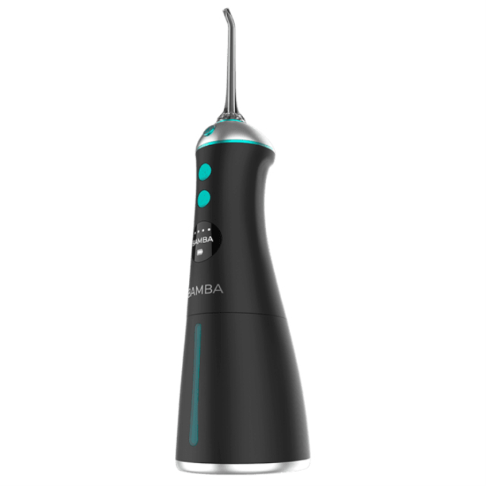 Cecotec Bamba ToothCare 1100 Jet Liberty Irrigador Oral con Batería Recargable, 6 Cabezales y Depósito 0,28 L