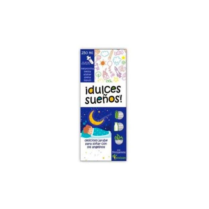 PINISAN Dulces Sueños Jarabe 250Ml con Melisa, Azahar, Avena y Melatonina para Dormir