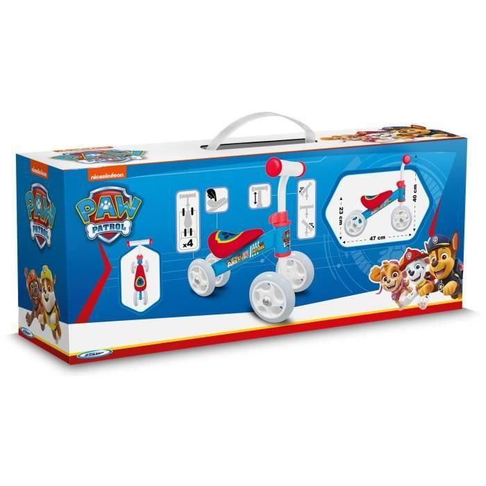 Portabicicletas sin pedales de 4 ruedas - PAW PATROL - PAT PATROUILLE - Mi primera bicicleta sin pedales Baby Walker - Azul y Rojo 3 Portabicicletas sin pedales de 4 ruedas - PAW PATROL - PAT PATROUILLE - Mi primera bicicleta sin pedales Baby Walker - Azul y Rojo 3