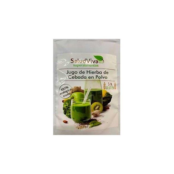 SALUD VIVA Jugo De Hierba De Cebada en Polvo Bio 80g Sin Gluten - Suplemento Nutricional Ecológico