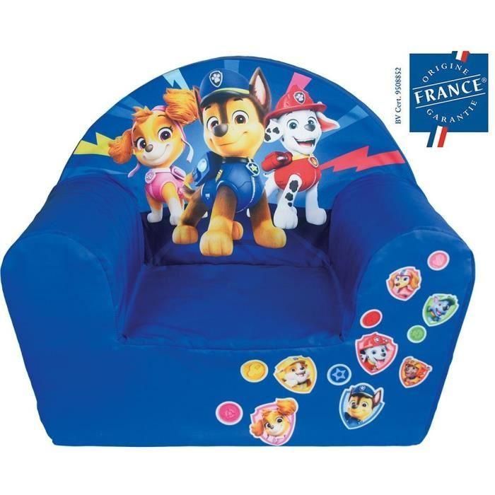 Fun House FUN3700057136666 Sillón infantil Patrulla Canina La Casa de la Diversión Fabricado en Francia 52x33x42 cm 0 Fun House FUN3700057136666 Sillón infantil Patrulla Canina La Casa de la Diversión Fabricado en Francia 52x33x42 cm 0