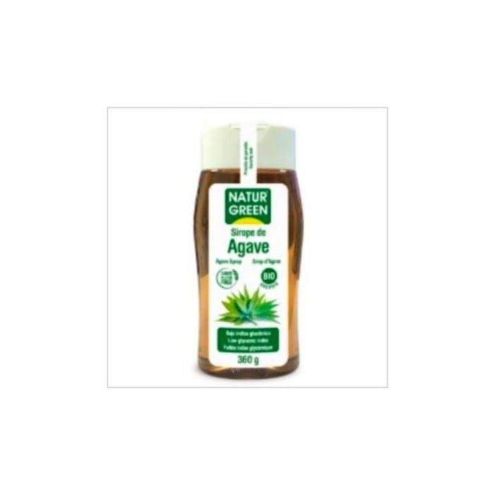 NATURGREEN Sirope de Agave 250ml Bio | Jarabe de ágave 100% Vegetal y Sin Lactosa, ideal para cocinar o consumo directo