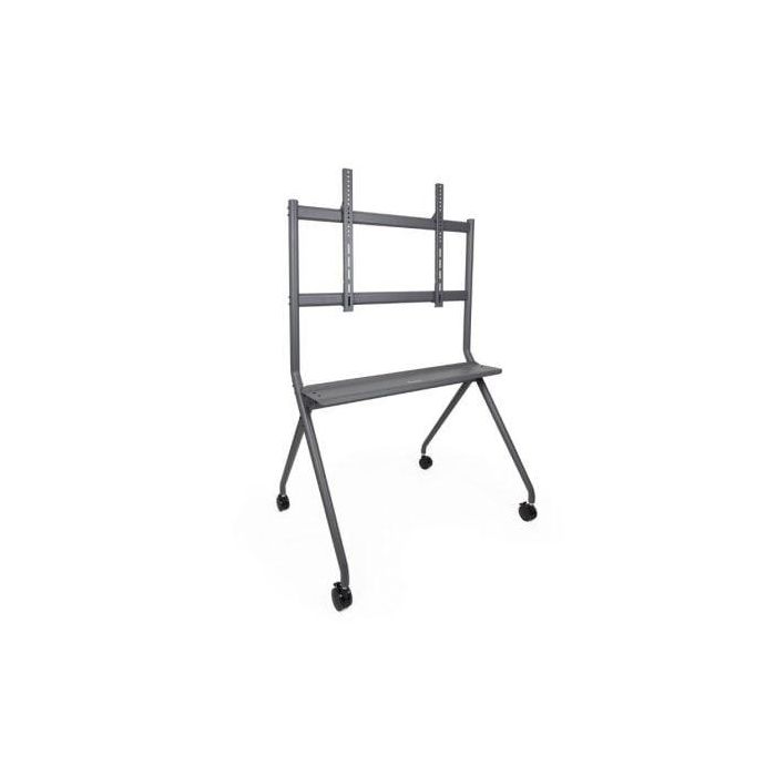 TooQ FS20205M-B Soporte de Suelo con Ruedas para TV 50-86" hasta 120kg, Aluminio/Acero Gris, Bandeja, Gestión de Cables TooQ FS20205M-B Soporte de Suelo con Ruedas para TV 50-86" hasta 120kg, Aluminio/Acero Gris, Bandeja, Gestión de Cables