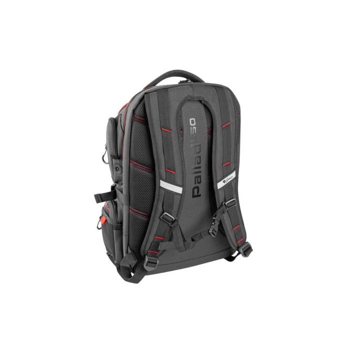 GENESIS Pallad 550 Mochila para Gaming 43,9 cm (17.3") Negro, Rojo con Compartimento para Portátil y Accesorios 6