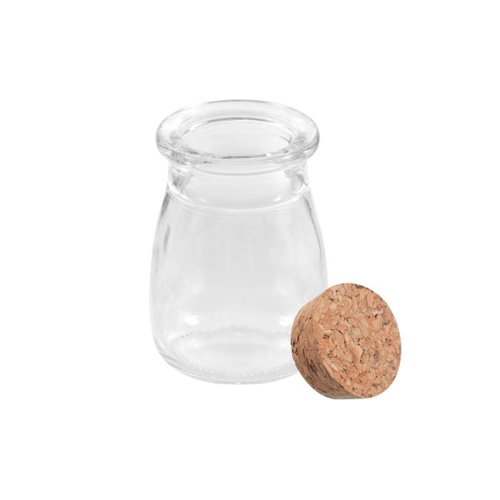 Tarrito de vidrio con tapón de corcho 55 ml - La Mediterranea (36 Unidades) 3 Tarrito de vidrio con tapón de corcho 55 ml - La Mediterranea (36 Unidades) 3