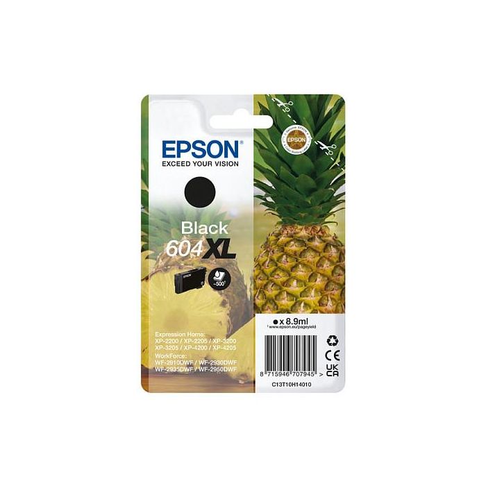 EPSON Cartucho Negro 604XL XP-2200, WF-2910DWF Piña 0 EPSON Cartucho Negro 604XL XP-2200, WF-2910DWF Piña 0