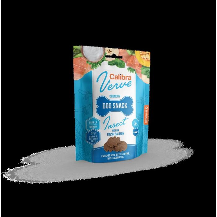 Calibra Dog Verve Crunchy Snack Insectos Y Salmón Fresc 150 gr