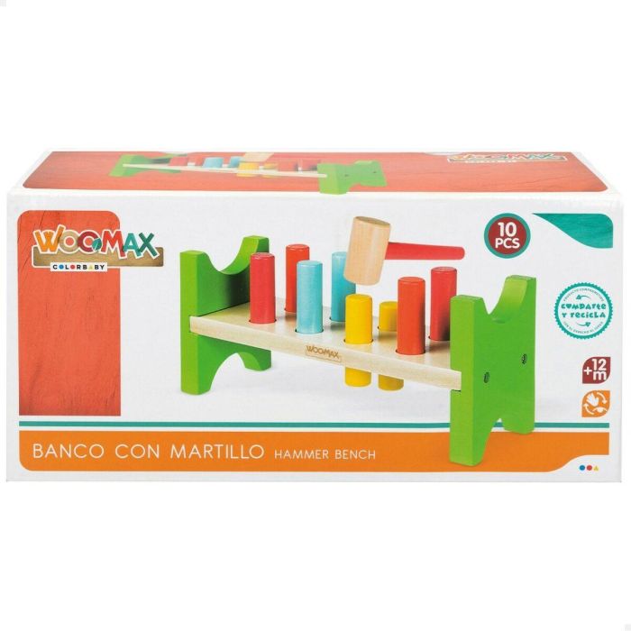 Juego de habilidad Woomax 10 Piezas 26 x 12 x 9 cm (6 Unidades) 1 Juego de habilidad Woomax 10 Piezas 26 x 12 x 9 cm (6 Unidades) 1