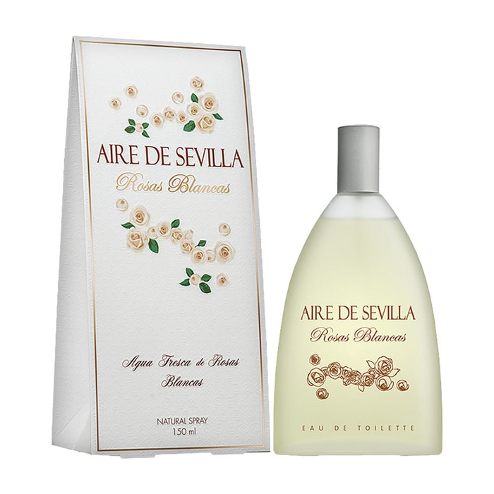 Aire Sevilla Rosas Blancas Eau de Toilette Vaporizador 150 ml para Mujer