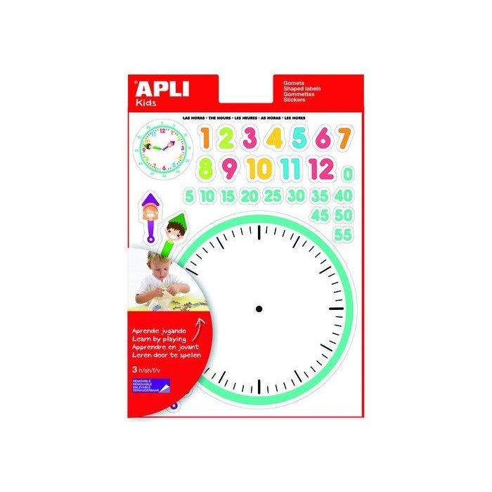 Gomets Apli Tematicos Bolsa 3H Removibles Las Horas 90 Uds. (12789) (Set de 5)