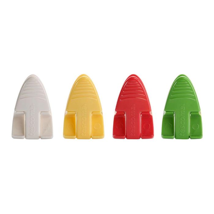 Pinza cierrabolsas presto 5,5 cm, 4 unidades, colores surtidos