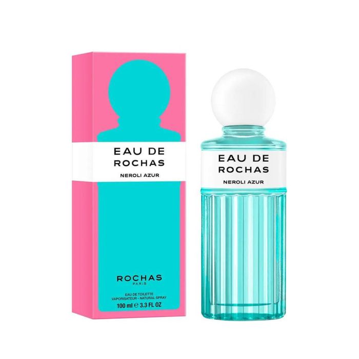 Rochas Néroli Azur Eau de Toilette Vaporizador 100 ml para Mujer – Fragancia Cítrica y Ambarina
