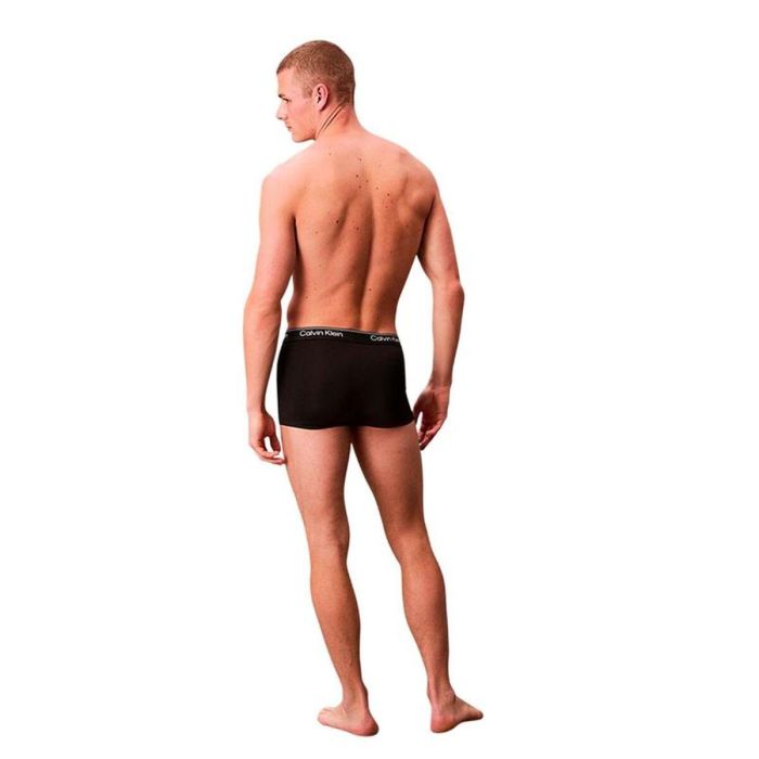 Bóxer de Hombre Calvin Klein Negro 3 Piezas S 3
